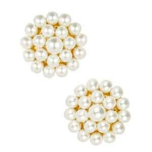 Lisi Lerch Button Pearl Earrings